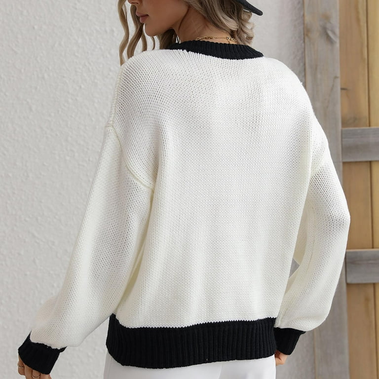 White soft knit jumper 2025 White soft knit jumper 2025