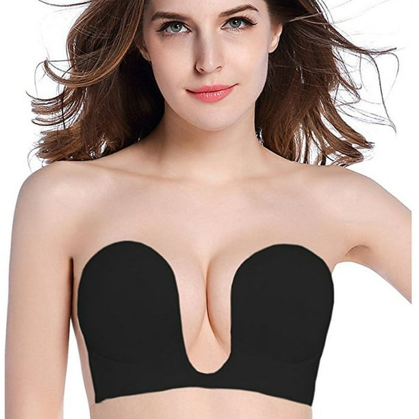 New Silicone Push-Up Strapless Backless Self-Adhesive Gel Stick Invisible  Bra