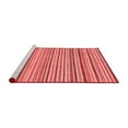 thumbnail image 2 of Ahgly Company Machine Washable Indoor Square Abstract Red Modern Area Rugs, 5' Square, 2 of 4