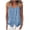 Light Blue, variant on LEKWK Tank Tops for Women Camisole Loose Fit Spaghetti Strap Linen Cami Shirts Crew Neck Sleeveless Loose Fit Button Summer Tops Fashion Going Out Outfits