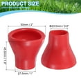 thumbnail image 2 of Golf Ball Retriever Grabber Golf Ball Suction Cup Grabber Rubber Putter Grip Picker Red 10 Pcs, 2 of 7