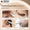 thumbnail image 2 of DEOU Professional Eyebrow Plucker & Tweezers - Stainless Steel Tool for Brow Shaping, Hair Removal Precise Grooming, 9-Hole Non-Slip Grip, Unisex, Gift Box Included, 2 of 4