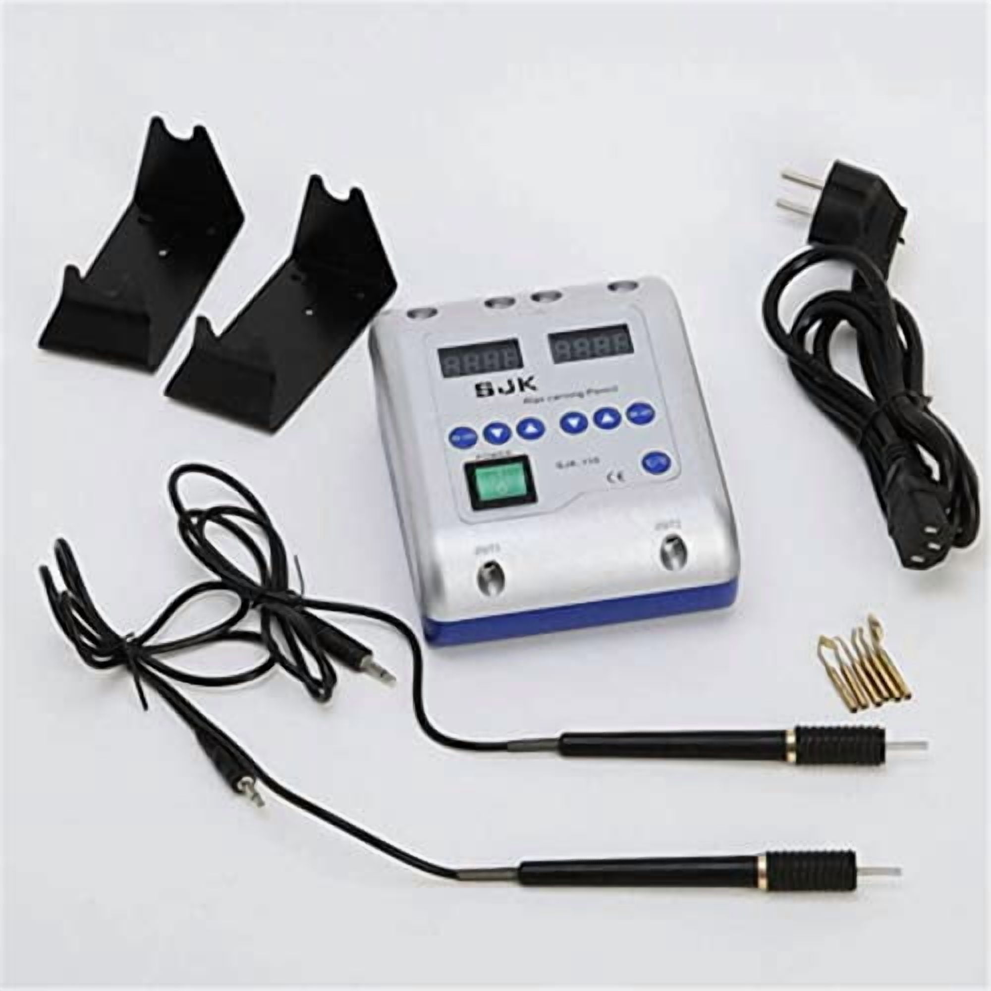 Electric Wax Carver With Double Pens & 6 Tips - Adjustable Temperature For Jewelry & Die Carving