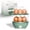 Green, variant on COOK WITH COLOR 2-Tier Electric Egg Cooker 350-Watt Egg Steamer and Omelette Maker, Beige