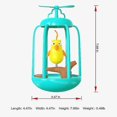 thumbnail image 4 of Juguete para mascotas, jaula para pájaros con sonido, vaso para gatos, juguete para gatos, amarillo, 4 of 5