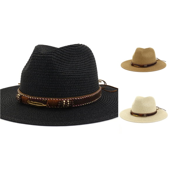 LiuXxxx Cowboy Western Baseball Cap with Wide Riding Belt for Men Women Hat Black
