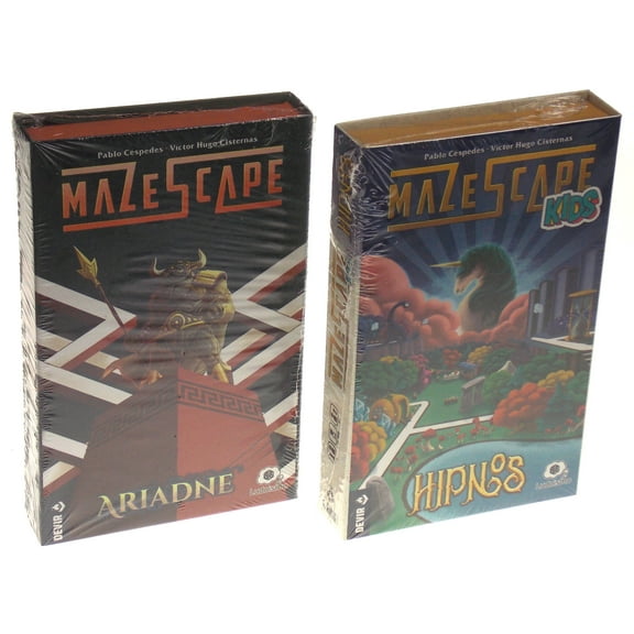 Mazescape: Ariadne & Hipnos - Set of 2, Ingenious Individual Board Game