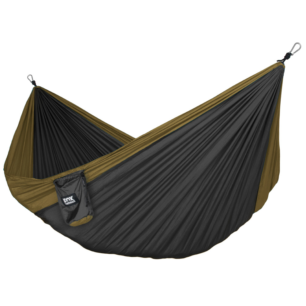 Yard Lightweight Portable Nylon Parachute Hammock for Backpacking Travel Hammock Straps /& Steel Carabiners Included Beach Fox Outfitters Neolite Double Camping Hammock