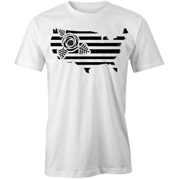 America T-Shirt | Patriotic American White Tee Gift