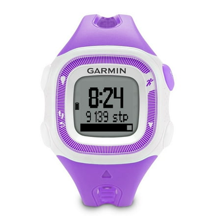 Refurbished "Garmin Forerunner 15, Small - Violet and White GPS Running Watch