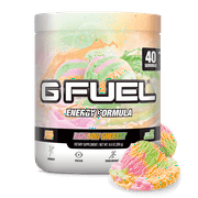 (2 pack) G Fuel Elite Energy and Endurance Powder Tub, Rainbow Sherbet, 40 Servings