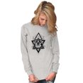 thumbnail image 4 of Triangle Eye Star Symbolic Spirit Long Sleeve TShirt Men Women Brisco Brands L, 4 of 6