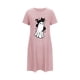 thumbnail image 5 of Camisón corto de talla grande para mujer, camisón de manga corta con estampado de pecho a la moda, camisón para mujer, 5 of 5