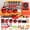 71PCS, variant on Kids Pretend Play Kitchen Cookware Set with Cutting Play Food, Little Chef Cooking Role Play Toy, Top Christmas Birthday Holiday Gift, Educational Fine Motor Toy for Toddler Boys Girls Age 3+