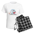 thumbnail image 4 of CafePress - Stork Baby Pl Ireland White Women's Light Pajamas - Women's Short Sleeve Print T-Shirt and Pants Light Cotton Pajama Set, 4 of 7