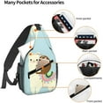 thumbnail image 4 of Sling Backpack Crossbody Sling Bag for Women Men Shoulder Bag Travel Hiking Daypack, 4 of 6