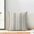 thumbnail image 4 of Navy Blue Mustard Yellow Outdoor Pillow Covers 20 x 20 Inch, Beige Polka Dots Striped Decor Throw Pillows for Couch Bed, Boho Modern Farmhouse Decorative Pillowcase Linen Cushion Cover Set of 2, 4 of 4