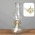 thumbnail image 3 of Oil Lamp Part Indoor Use Dia 1.9 in Lamp Replacement Wick DIY Oil Lamp Burner for Transparent Glass Oil Lantern Desktop, 3 of 7
