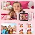 thumbnail image 6 of Kids Selfie Camera,1080HD 20MP Digital Camera for Boys Girl,Kids Toys Christmas Birthday Gifts for Girls Age 3-12 Kids Camera with 32GB SD Card, 6 of 8