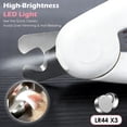 thumbnail image 4 of Oazouf Cat Nail Clippers with LED Lights and File, Safety Stainless Steel Dog Cat Nail Trimmer for Cats Dogs Rabbits Birds Small Animals, White, 4 of 8