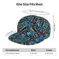 thumbnail image 4 of Hirioo Love Music for Baseball Cap Men Cap Flat Brim for Men Women Teens Adjustable Baseball Cap, 4 of 7