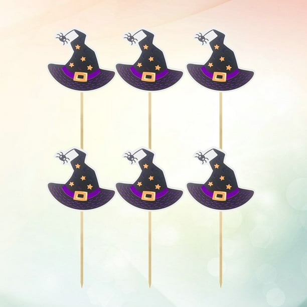 HEALEEP 12Ud De Toppers Para Pastel Con Sombrero De Multicolor Para Fiesta