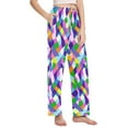 thumbnail image 2 of FORMRS Women's Pajama Pants with Pockets Soft Comfy Loungewear Sleep Bottom, Sizes S-2XL, Green Wavy Plaid, 2 of 8