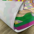 thumbnail image 5 of Ambesonne Mardi Gras Place Mats Set of 4, Harlequin Lady Frame, Standard Size, Purple Yellow Green, 5 of 6