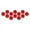 Red, variant on Hexagon Acrylic DIY Wall Sticker 3D Stereo Home with for Interiors