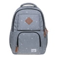 thumbnail image 1 of Mochila escolar KAUKKO para computadora portátil de 12 pulgadas 30 * 15 * 42 cm 18.9 L Gris, 1 of 5
