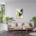 thumbnail image 5 of Jennifer Paxton Parker 'Toucan Palms I' Outdoor Canvas 24x18, 5 of 5