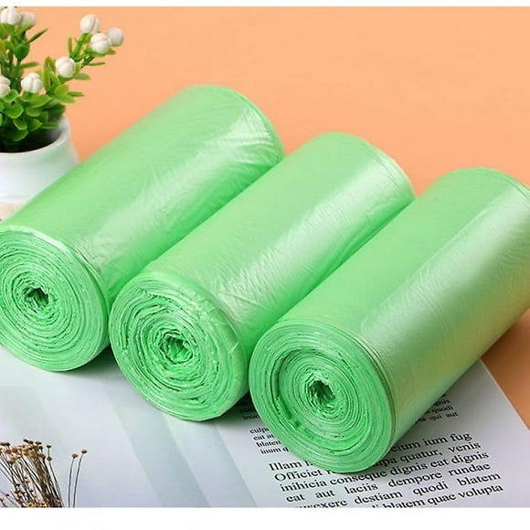 150 Pack Organic Trash Bags, Tear Resistant, Food Waste Bags, Compostable and Biodegradable, Corn Starch.