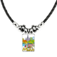 thumbnail image 1 of alemania munchen hito arquitectura collar a mano colgante de cuerda de cuero Unbranded M, 1 of 3
