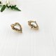 thumbnail image 5 of Pendientes de oro para mujer, 14 pendientes de corazón chapados en oro Hypoa, 5 of 5