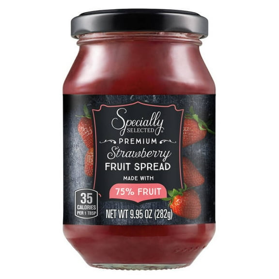 Specially Selected Strawberry Fruit Spread with 75% Fruit, 9.95 oz - (Pack of 1)