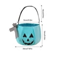 thumbnail image 3 of CUZIBR Halloween Baskets For Kids Trick Or Treat Bags Pumpkin Bow Halloween Candy Bags With Handle Plush Large Capacity Party Favors, 3 of 9