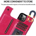 thumbnail image 2 of REQO for iPhone 15 Wallet Case with Credit Card Holder,RFID Blocking,PU Premium Leather Double Magnetic Clasp Kickstand Heavy Duty Protective Cover, 2 of 8