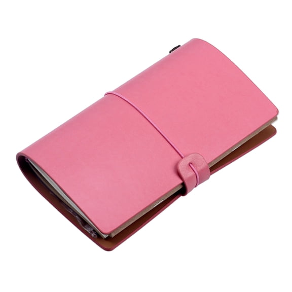 Minimalist A6 Refillable Travel Journal Imitation Leather Notebook Suitable for Daily Writing and Inspiration Capture