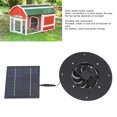 thumbnail image 3 of Solar Ventilation Fan, Solar Powered Exhaust Fan 10W Solar Panel High Efficiency  For Pet Houses, 3 of 8
