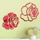 thumbnail image 2 of Wosthever Pegatinas de pared de espejo 3D rosa, pegatinas de espejo de flores DIY, papel tapiz acrílico para decoración del hogar y habitación Decoración del hogar, 2 of 2