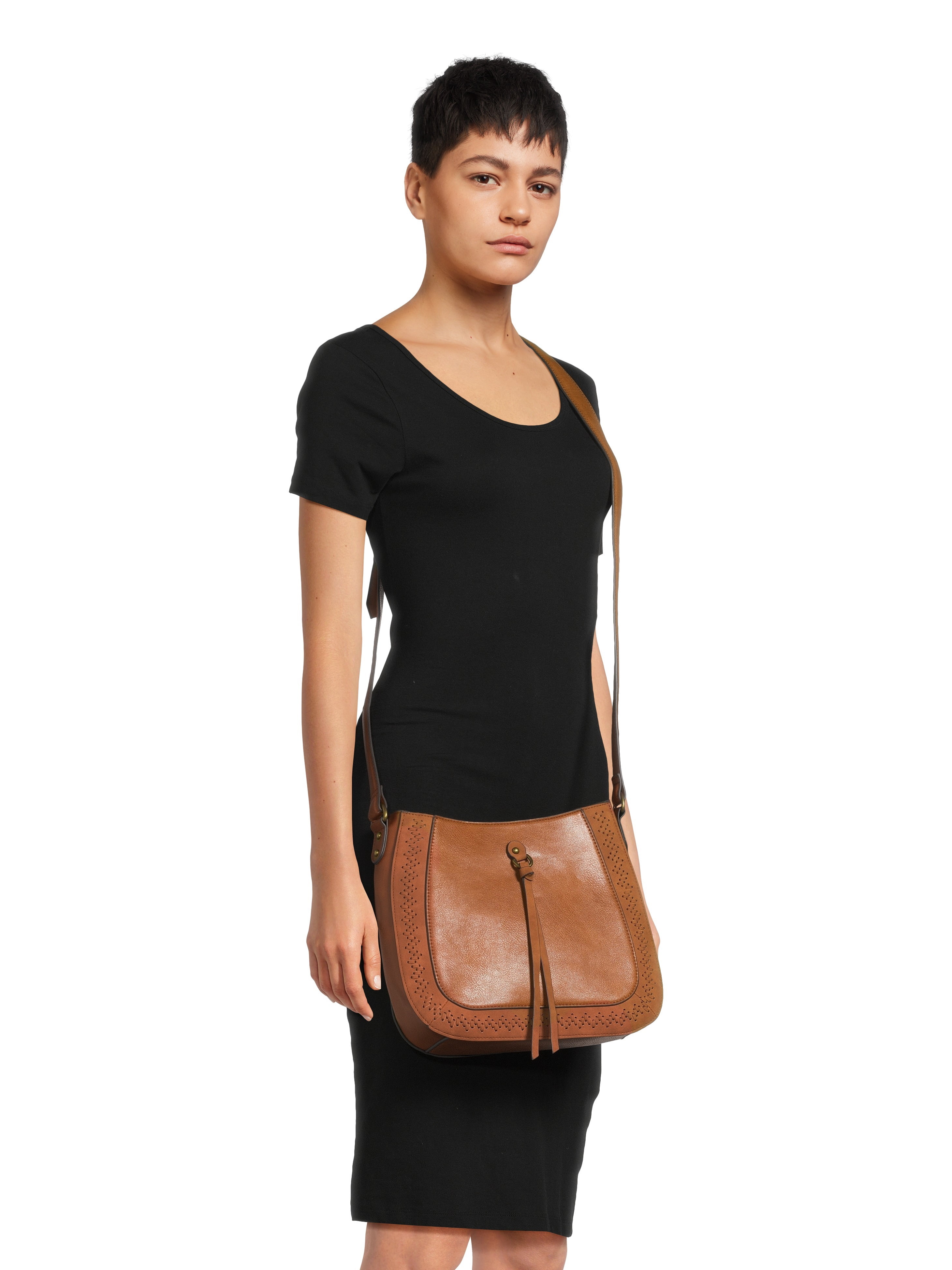 The Pioneer Woman Patricia Women's Hobo Bag, Cognac