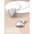 thumbnail image 6 of KeyStyle Heart Locket Necklace for Women Personalized Necklaces that Holds Pictures Tree Pattern Photo Locket Necklace Mother's Day Jewelry Gifts for Women, 6 of 9
