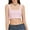 Pink, variant on Musuos Women's Summer Crop Tank Tops Solid Color Lace Trim Square Neck Sleeveless Mini Vest Streetwear