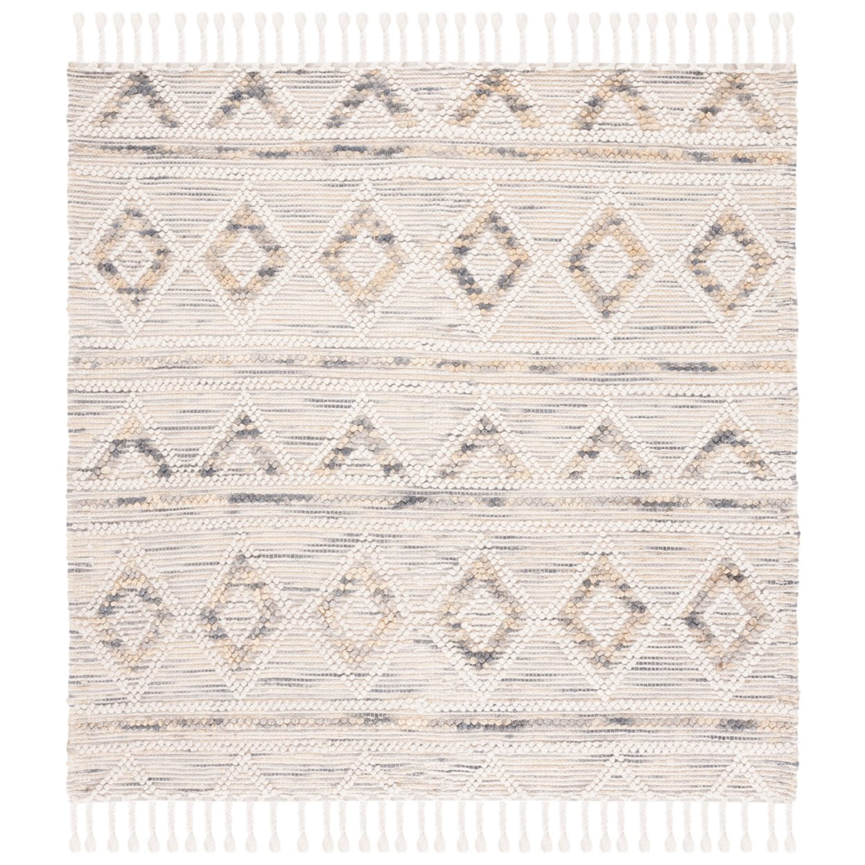 SAFAVIEH Natura Chloe Southwestern Area Rug, Ivory/Grey, 5' x 8'