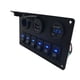 thumbnail image 2 of sweethay Panel de interruptores de coche desmontable, reemplazo de 6 bandas, voltímetro de vehículo automotriz modificado, accesorios de pieza Paneles de instrumentos para automóviles, 2 of 6