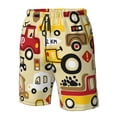 thumbnail image 5 of Kll Vehicles Men'S Casual Summer Beach Shorts Hawaiian Shorts With Pockets-Large, 5 of 9