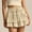 Beige, variant on FRSASU Flowy Shorts for Women Boho Ruffled Tiered Skorts Casual High Waist Mini Skirts Tennis Golf Comfy Shorts White XL
