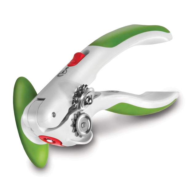 Abridor de latas Zyliss Lock N' Lift manual con imán verde de 7,5 cm