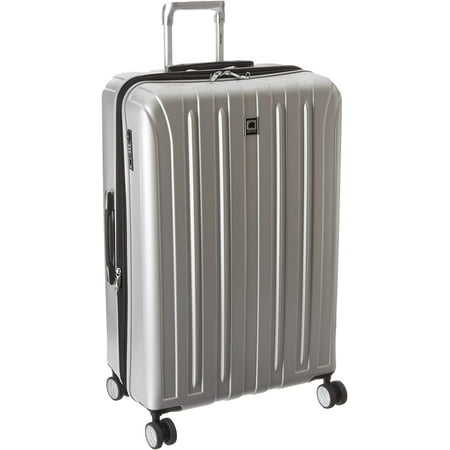 DELSEY Paris Titanium Hardside Expandable Luggage with Spinner Wheels, Silver, Checked-Large 29 Inch,207183011