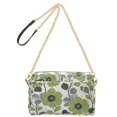 thumbnail image 2 of FORMRS Women Crossbody Purse with Chain Strap Vegan Leather Shoulder Handbag, Retro Flower Print, 2 of 7